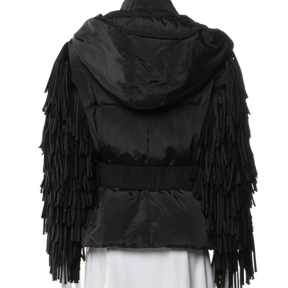 BALMAIN Hooded Fringe Jacket - Picture 14 of 14